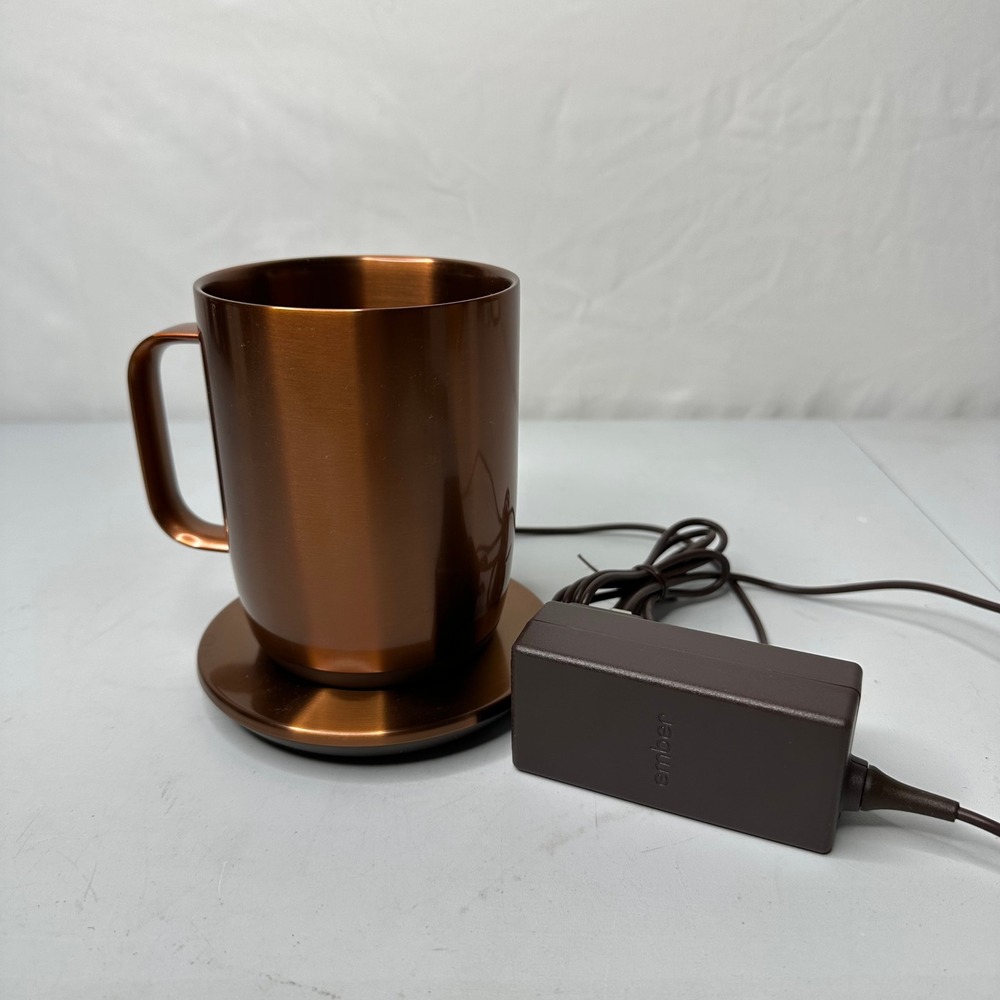 Ember Mug 2 Smart Temperature Control Coffee Mug 10oz Metallic Copper Edition - Picture 2 of 5